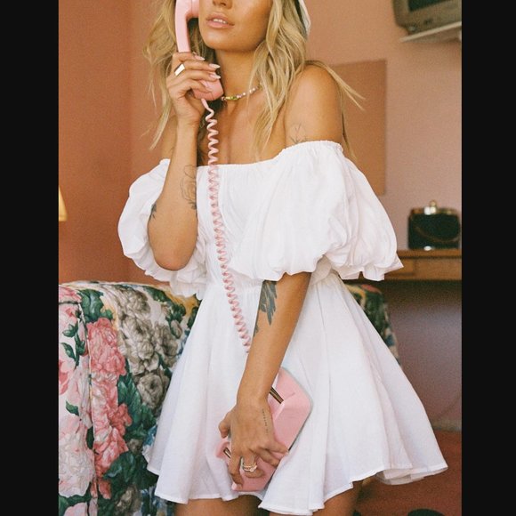 NWT Princess Polly Halton Mini Dress White 2 - Picture 3 of 3